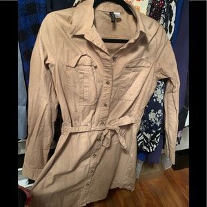 H&M brown dress